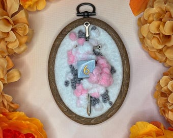 Abstract Dice Embroidery / DnD / Gifts for Nerds