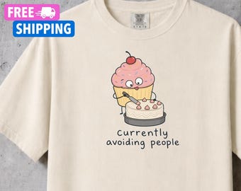 Funny Baker Gift, Homebody Gift, Introvert Baking Shirt, Baking Lover Tee, Cozy Hobby Shirt, Anti-Social Humor, Home Baker Cake Lover Shirt