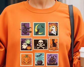 Halloween Sweatshirt, Shirt for Halloween Trick or Treating, Halloween Work Shirt, Cute Fall Sweatshirt, Halloween Lover Shirt