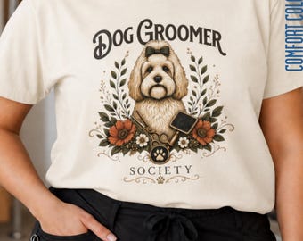 Dog Groomer Shirt, Dog Groomer Gift, Pet Groomer Tee, Animal Groomer Shirt, Grooming Salon Apparel, Dog Stylist Shirt, Groomer Sweatshirt