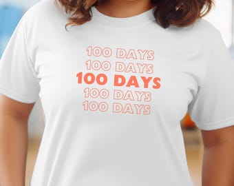 100 Days Milestone Tshirt 100 Days of School T-shirt Teacher Shirt 100th Day Student Shirt Gift for Student Shirt for 100th Day of School