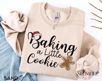 Embroidered Pregnancy Sweatshirt, Eating for Two Holiday Sweatshirt, Christmas Pregnant Announcement Baby Shower Gift, Funny Pregnancy Shirt