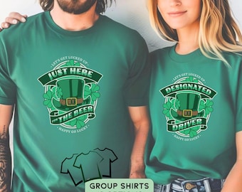 St. Patty's Day Group Shirts for Saint Patrick's Day Shenanigans Crew Matching St Patricks Day tshirts Shamrock t-shirt for St Pattys Day