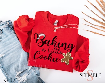 Embroidered Pregnancy Sweatshirt, Eating for Two Holiday Sweatshirt, Christmas Pregnant Announcement Baby Shower Gift, Funny Pregnancy Shirt