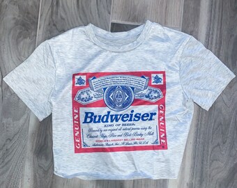 Big Guys Rule Big and Tall Buttwiser Beer Label Parody TShirt