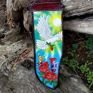 Custom leather knife sheath  Made to order,  message me to order