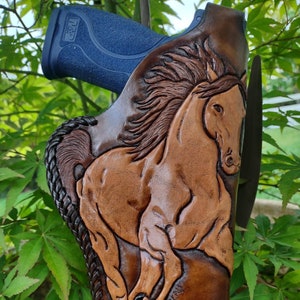 Custom leather holster message me to order yours custom made