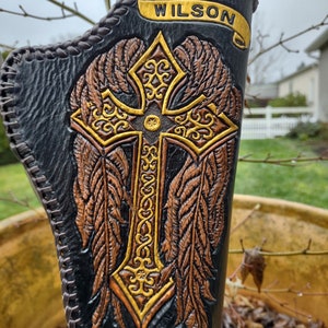 Custom leather holster message me to order yours custom made