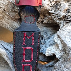 Leather knife sheath message me to order yours