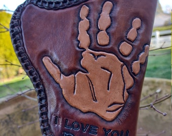 Custom Leather holster NOT FOR SALE Example only order yours custom made