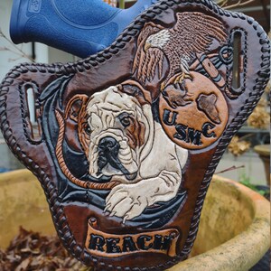 Custom leather holster message me to order yours custom made