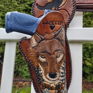 Custom leather holster message me to order yours custom made