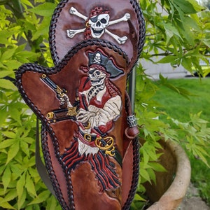 Custom leather holster message me to order yours custom made