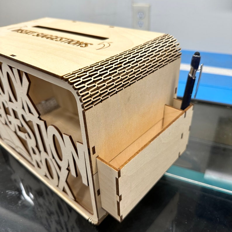 Lasercut Library Book Suggestion Box Etsy