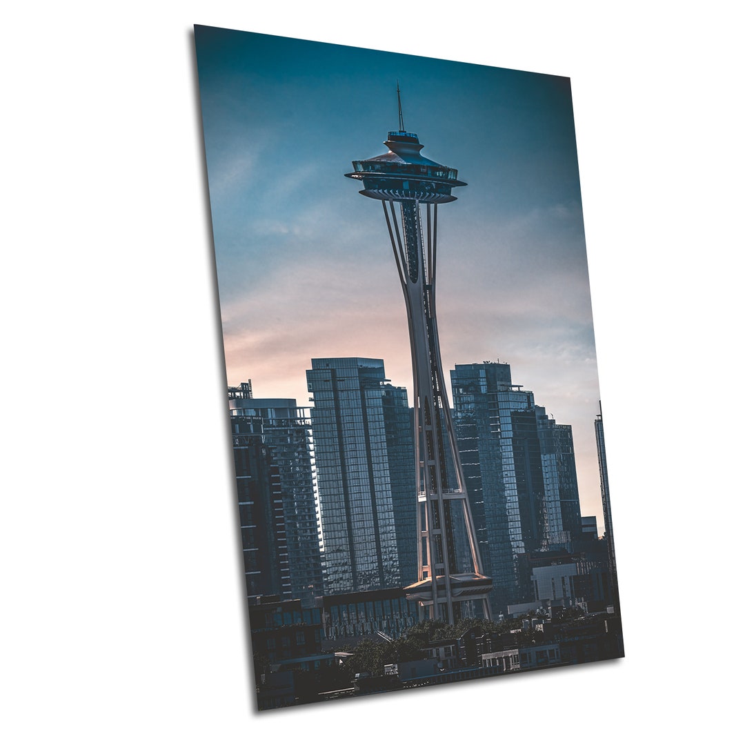 Space Needle Art Print, Space Needle Wall Art, Seattle Art Print ...