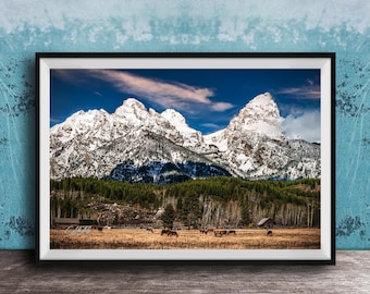 Cowboy Country Wall Art: Wild Horses - Rustic Western Decor