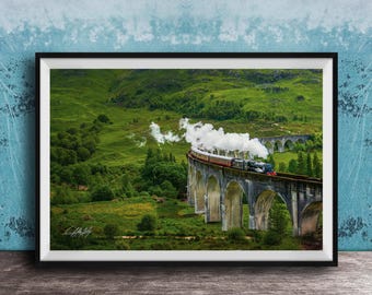Hogwarts Express, Glenfinnan Viaduct Harry Potter Scene (Artist Edition)