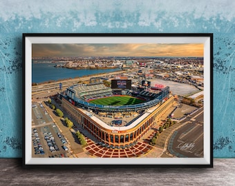 Mets Stadium Wall Art - Sunset Over Citi Field and Flushing Bay