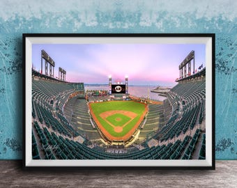 San Francisco Giants Oracle Park Stadium Ballpark Baseball Wall Art