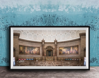 Rotunda National Archives Washington DC Luxury Fine Art Print