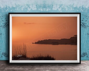 Sunrise Seascape Wall Art - Port St. Joe Florida Coastal View