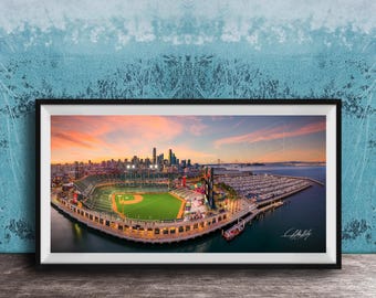 San Francisco Giants Oracle Park Stadium Ballpark Baseball Wall Art