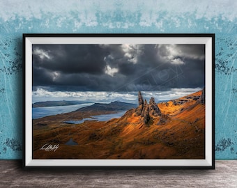 Scottish Highlands Wall Art: Old Man of Storr - Mountain Landscape