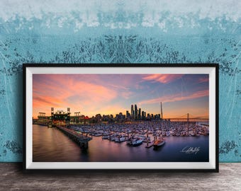 San Francisco Giants Oracle Park Stadium Ballpark Baseball Wall Art