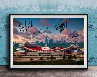 Chiefs Arrowhead Stadium Art: Game Day Sunset (Special Edition Print)