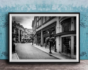 Rodeo Drive Photography Print - Glamorous LA Shopping Scene