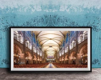 Notre Dame Cathedral Art: Paris Travel Decor (Framed or Canvas)