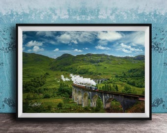Hogwarts Express, Glenfinnan Viaduct Harry Potter Scene (Artist Edition)