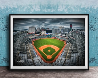 Truist Park Aerial Photo - Atlanta Braves Baseball Wall Art