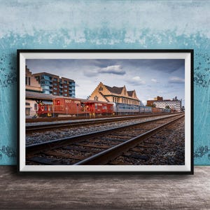 Knoxville Tennessee Train Station Druck: Historische Südbahn (Vintage Wall Art)