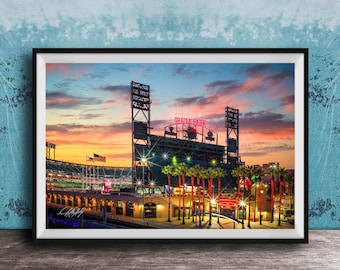 San Francisco Giants Oracle Park Stadium Ballpark Baseball Wall Art