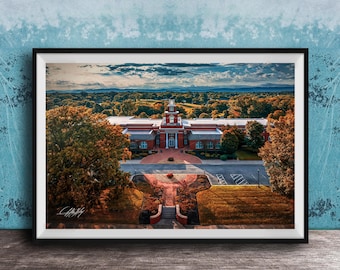 Maryville City Print - Tennessee Vols, Autumn Mountain View