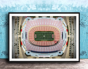 Arrowhead Stadium Wall Art: Chiefs Sunset View - GEHA Field