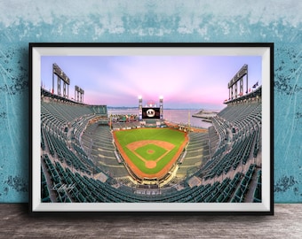 San Francisco Giants Oracle Park Stadium Ballpark Baseball Wall Art