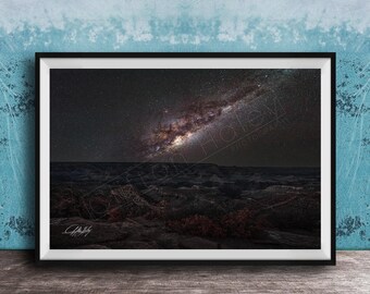 Grand Canyon Wall Art - Milky Way Night Sky Print