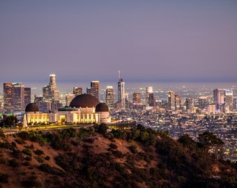 Griffith Observatory and the Los Angeles Skyline, CA