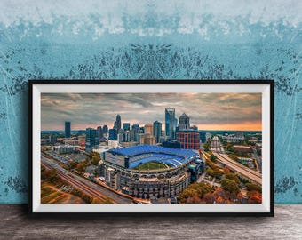 Charlotte Skyline Wall Art: Sunset City View (Special Edition)