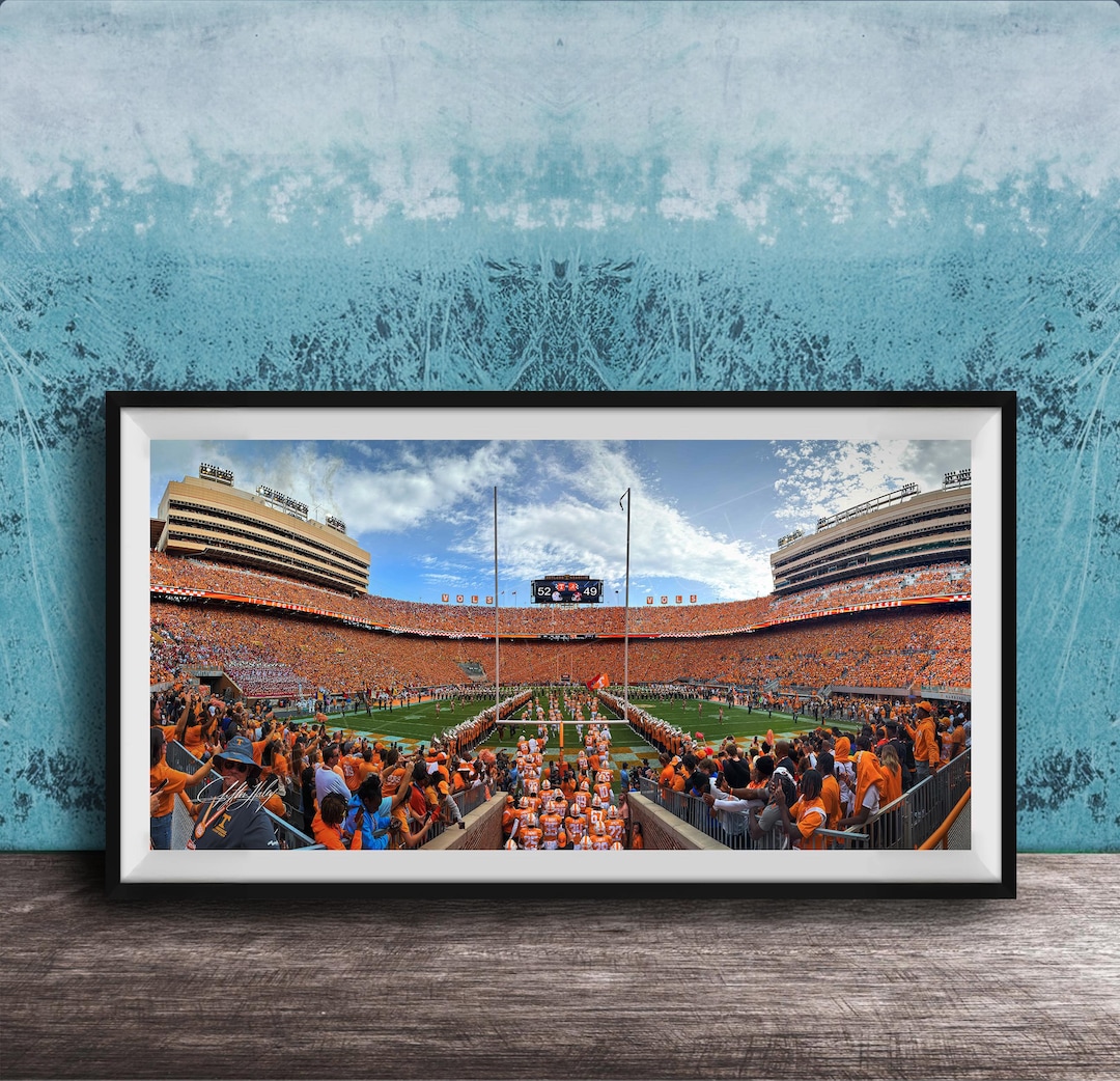 UT vs Alabama Neyland Stadium field goal print