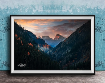 Colorado Mountain Painting, Autumn Aspens, San Juan Range (Silverton View)