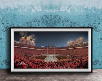 Volunteers Football Print: Neyland Stadium Rivalry (2022 Tennessee vs Kentucky)