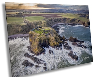 Dunnottar Castle Print: Stonehaven Scotland Ruins, North Sea Art
