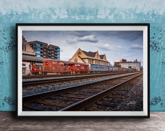 Knoxville Tennessee Train Station Print: Historic Southern Railway (Vintage Wall Art)