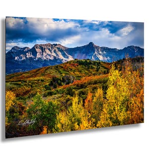 Espen Bäume Wandbild: Colorado Berge Leinwand Herbstfarben