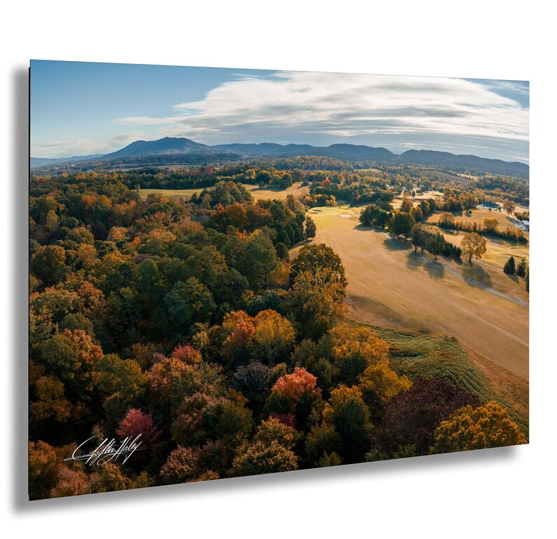 Three Ridges Golf Three Ridges Golf Course Print: Fall Colors in the Smoky Mountains - Etsy