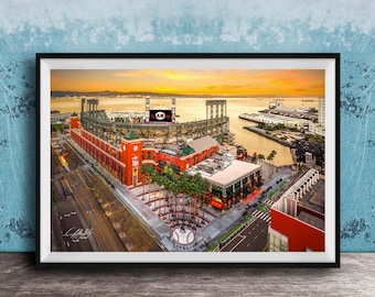 San Francisco Giants Oracle Park Stadium Ballpark Baseball Wall Art