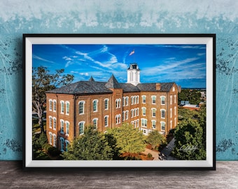 Maryville College Anderson Hall Print, Autumn Colors (Tennessee Campus)
